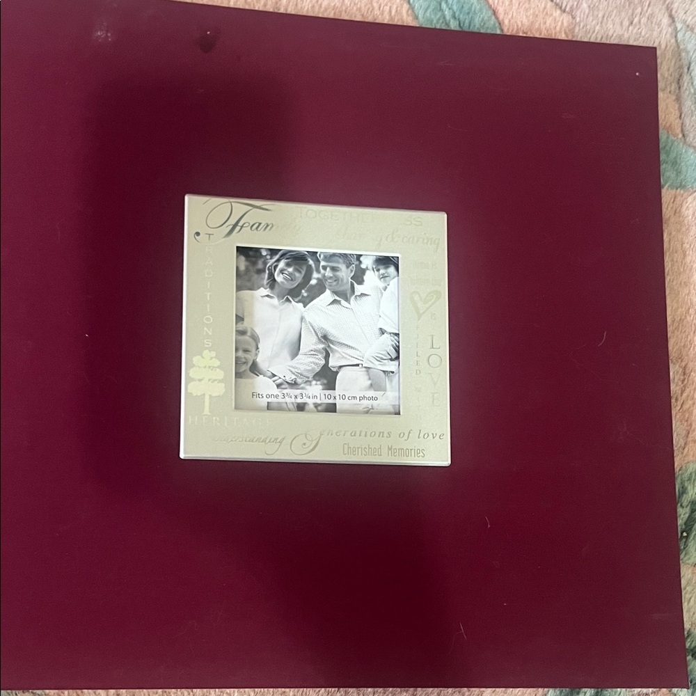 Scrapbook/Photo Album                         Classic Burgundy Scrapbook